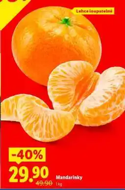 Lidl Mandarinky nabídka