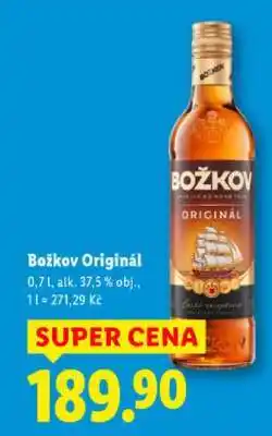 Lidl Božkov Originál nabídka