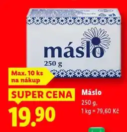 Lidl Máslo nabídka