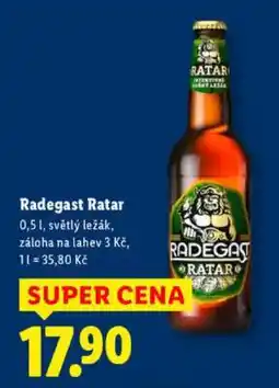 Lidl Radegast Ratar nabídka