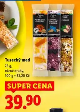 Lidl TURECKÝ MED nabídka
