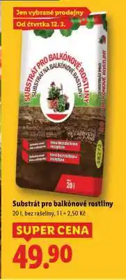 Lidl Substrát pro balkónové rostliny nabídka