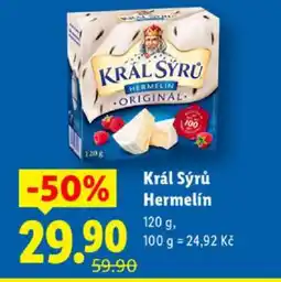Lidl Král Sýrů Hermelín nabídka