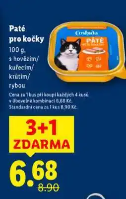 Lidl PATÉ PRO KOČKY nabídka