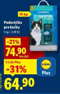Lidl Coshida Podestýlka pro kočky nabídka