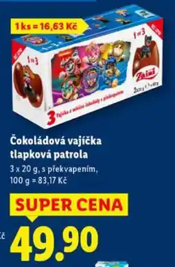 Lidl Čokoládová vajíčka Tlapková patrola nabídka