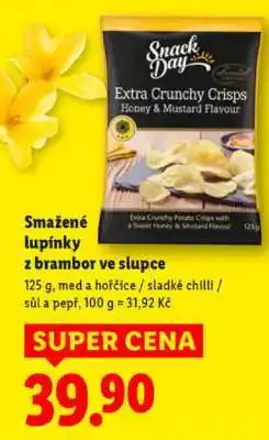 Lidl Smažené lupínky z brambor ve slupce nabídka