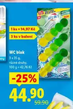 Lidl WC blok nabídka