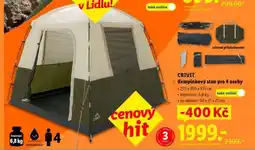 Lidl CRIVIT Kempinkový stan pro 4 osoby nabídka