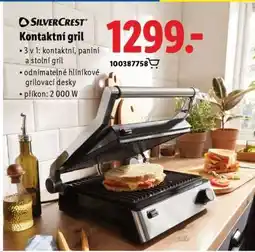 Lidl SILVERCREST KONTAKTNÍ GRIL nabídka