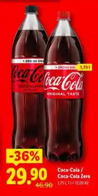 Lidl COCA-COLA, COCA-COLA ZERO nabídka