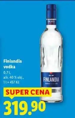Lidl Finlandia Vodka nabídka