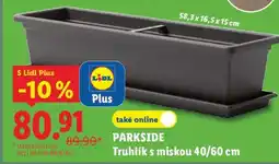 Lidl PARKSIDE Truhlík s miskou 40/60 cm nabídka