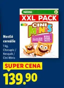 Lidl Nestlé cereálie nabídka