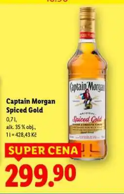 Lidl Captain Morgan Spiced Gold nabídka