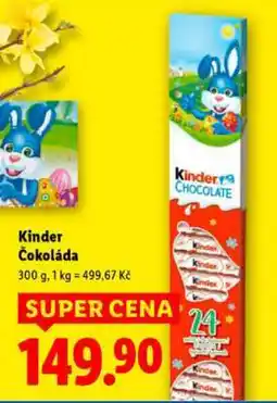 Lidl Kinder čokoláda nabídka