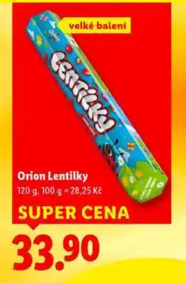 Lidl Orion Lentilky nabídka