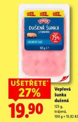 Lidl Vepřová šunka dušená nabídka