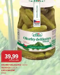 Kubík potraviny Okurky delikates nabídka