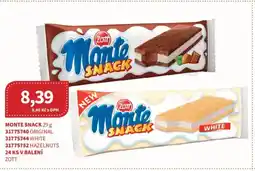 Kubík potraviny Monte Snack nabídka