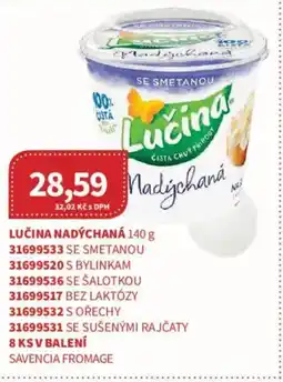 Kubík potraviny Lučina Nadýchaná nabídka