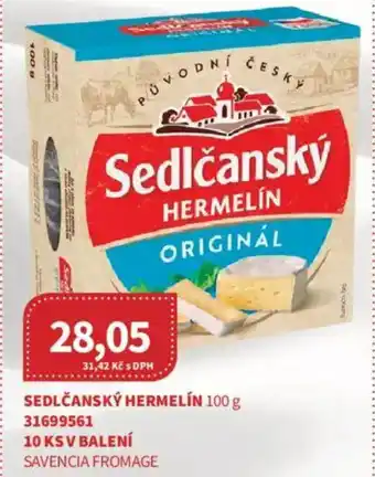 Kubík potraviny Sedlčanský Hermelín nabídka