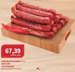 Kubík potraviny Maďarská klobása nabídka