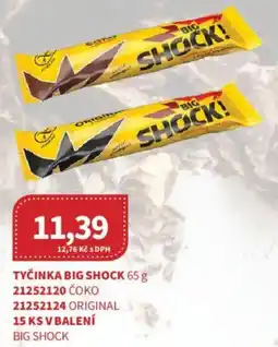 Kubík potraviny Tyčinka Big Shock nabídka