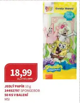 Kubík potraviny Jedlý papír nabídka