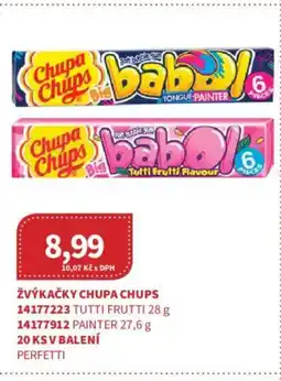 Kubík potraviny Žvýkačky Chupa Chups nabídka