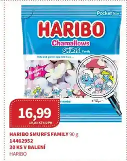 Kubík potraviny HARIBO Smurfs family nabídka