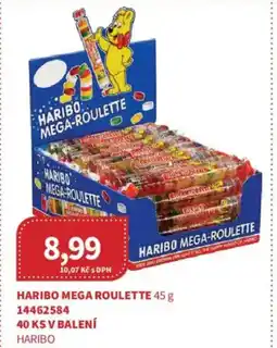 Kubík potraviny HARIBO Mega-roulette nabídka