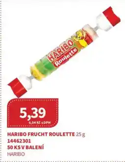 Kubík potraviny HARIBO Frucht roulette nabídka