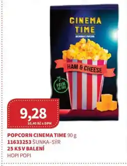 Kubík potraviny Popcorn Cinema time nabídka