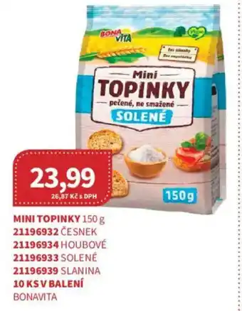Kubík potraviny BONAVITA Mini topinky nabídka