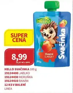 Kubík potraviny HELLO Svačinka nabídka