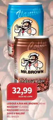 Kubík potraviny MR.BROWN Ledová káva nabídka