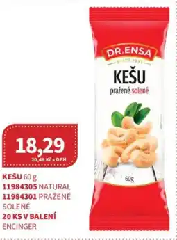 Kubík potraviny DR.ENSA Kešu nabídka