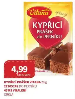 Kubík potraviny Kypřicí prášek Vitana nabídka