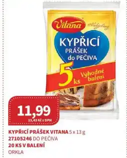 Kubík potraviny Kypřicí prášek Vitana nabídka