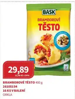 Kubík potraviny BASK Bramborové těsto nabídka