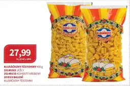 Kubík potraviny Klusáčkovy těstoviny nabídka