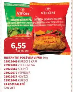 Kubík potraviny Instantní polévka Vifon nabídka