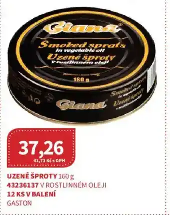 Kubík potraviny Giana Uzené šproty nabídka