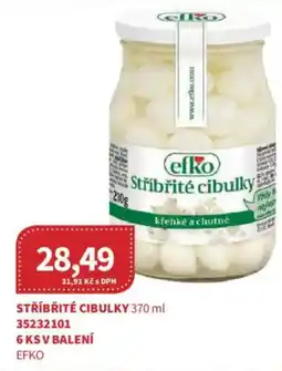 Kubík potraviny EFKO Stříbřité cibulky nabídka