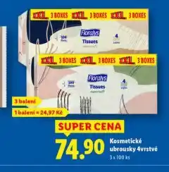 Lidl Kosmetické ubrousky nabídka