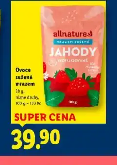 Lidl Ovoce sušené mrazem nabídka