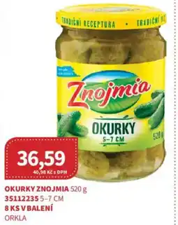 Kubík potraviny Okurky Znojmia nabídka