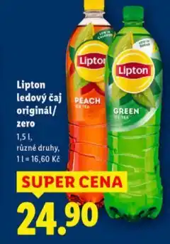 Lidl Lioton ledový čaj originál / zero nabídka