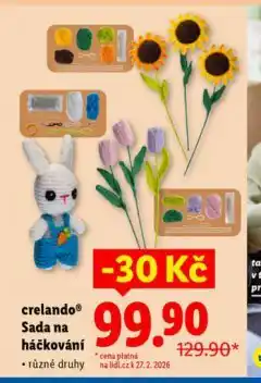 Lidl Sada na háčkování nabídka